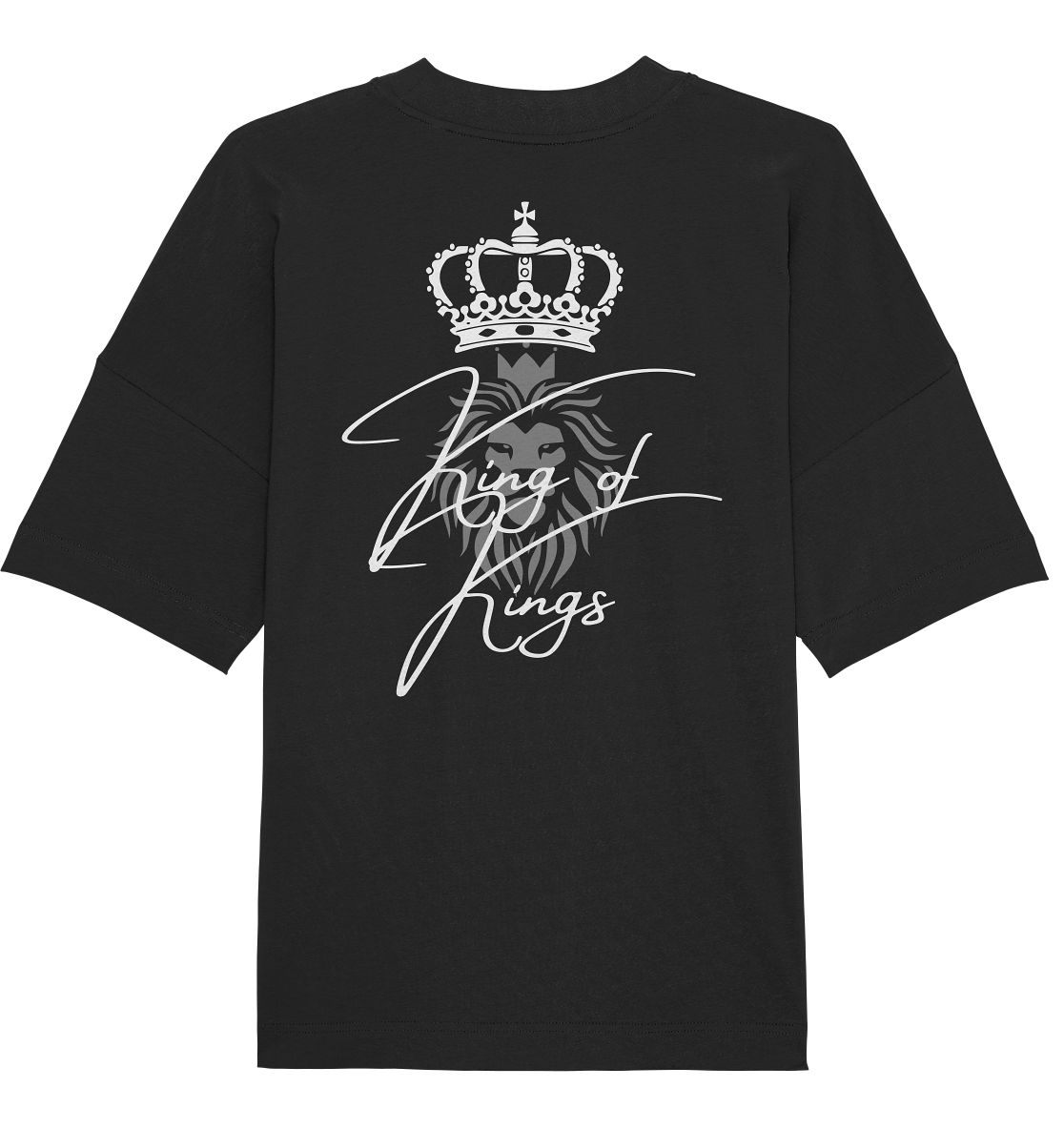 King of Kings - Backprint - Organic Oversize Shirt