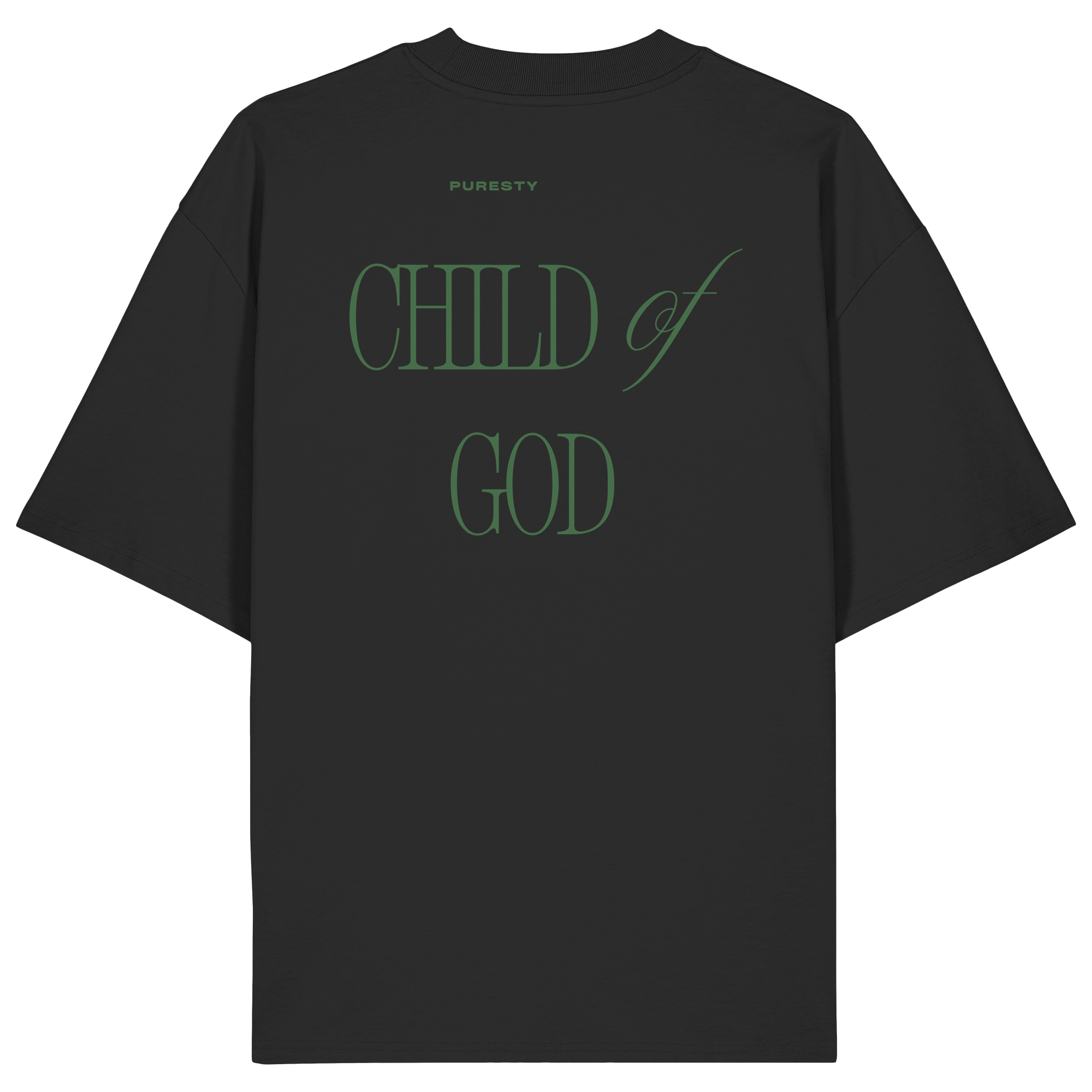 Child of God - Organic Oversize Shirt - Backprint