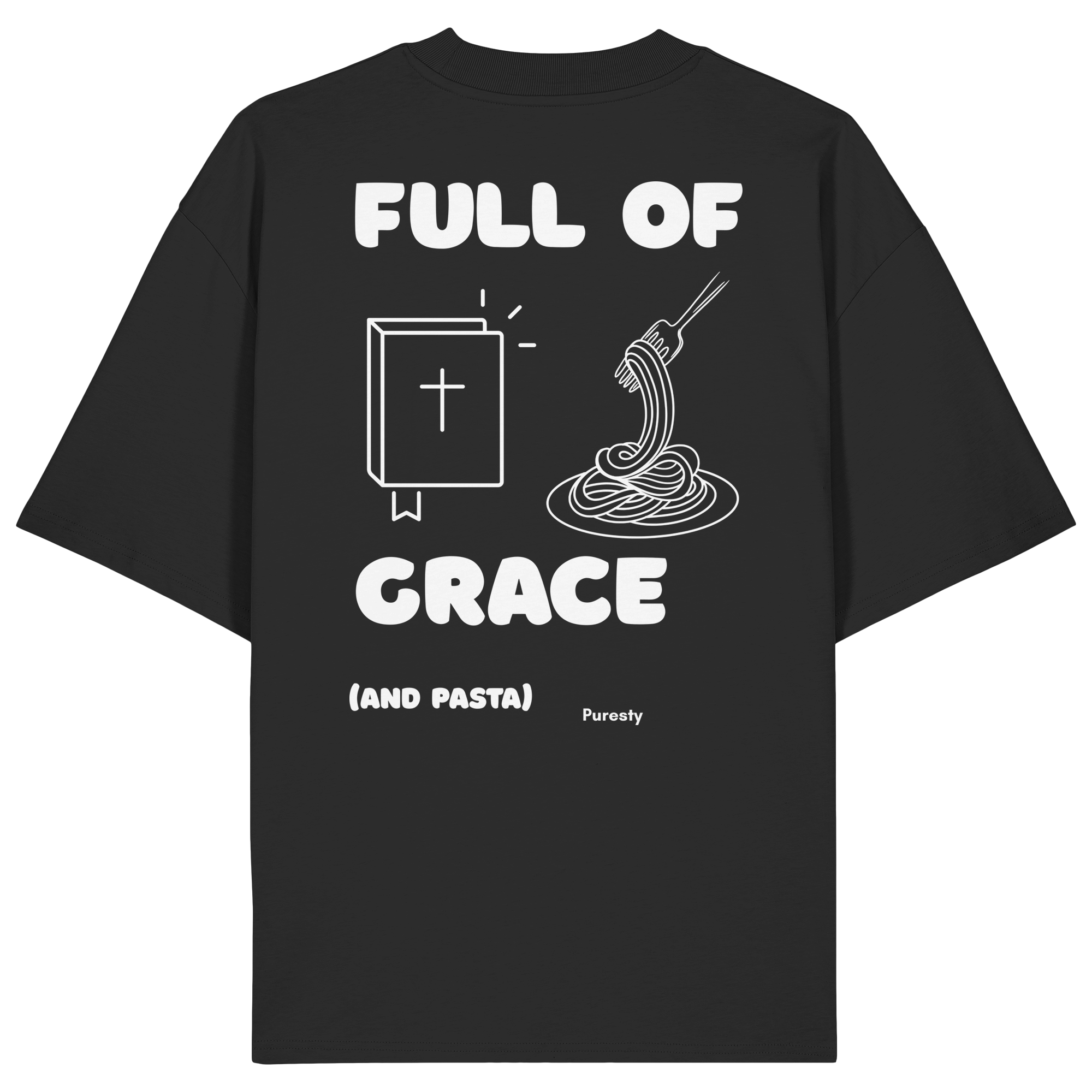 Full of Grace - Organic Oversize Shirt - Backprint
