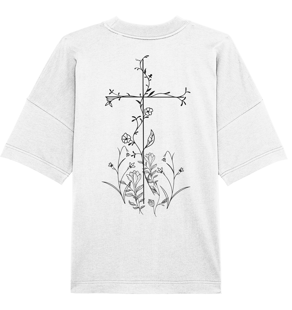 Jesus lebt - Oversize T-Shirt - Bio-Material - Organic Oversize Shirt