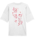 Cross Flowers, Oversized organic T-Shirt. - Organic Oversize Shirt
