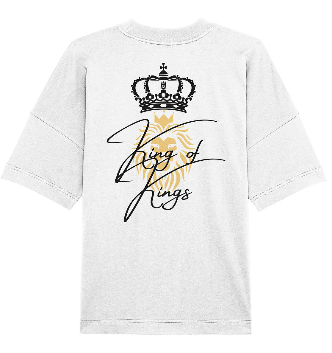 King of Kings - Backprint - Organic Oversize Shirt