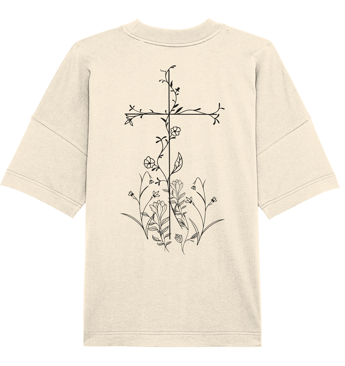 Jesus lebt - Oversize T-Shirt - Bio-Material - Organic Oversize Shirt