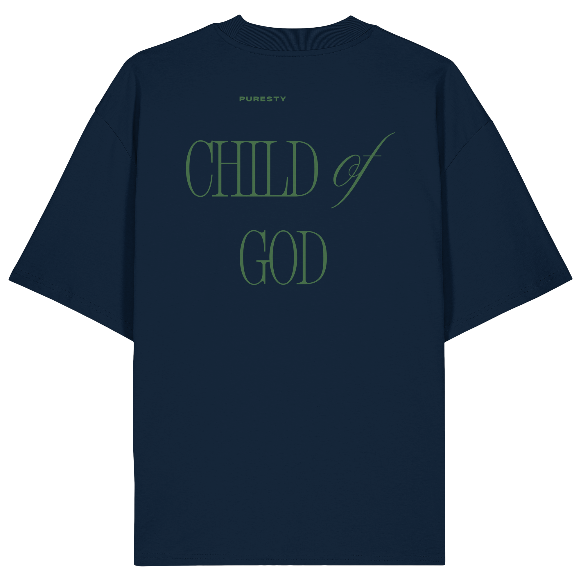 Child of God - Organic Oversize Shirt - Backprint