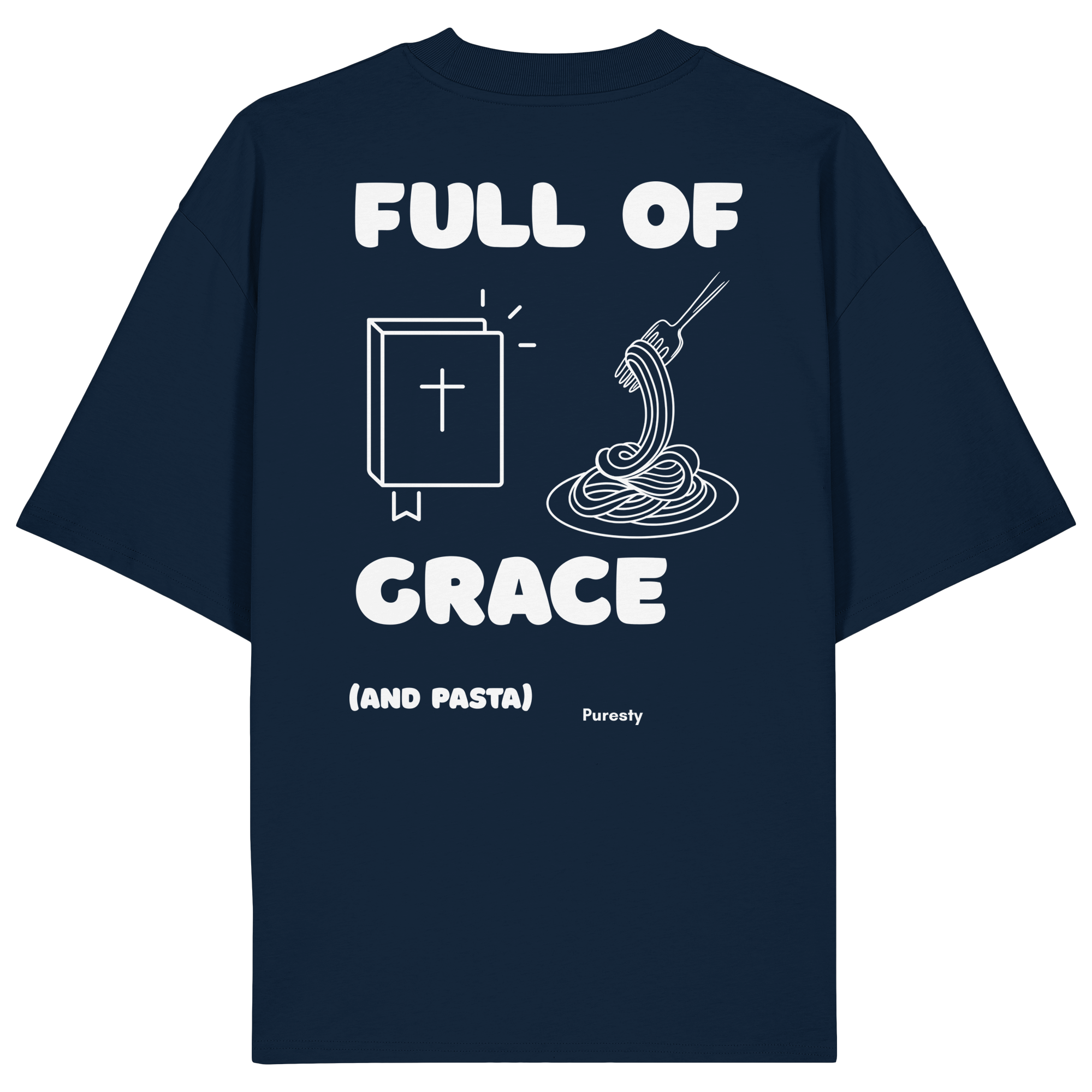 Full of Grace - Organic Oversize Shirt - Backprint