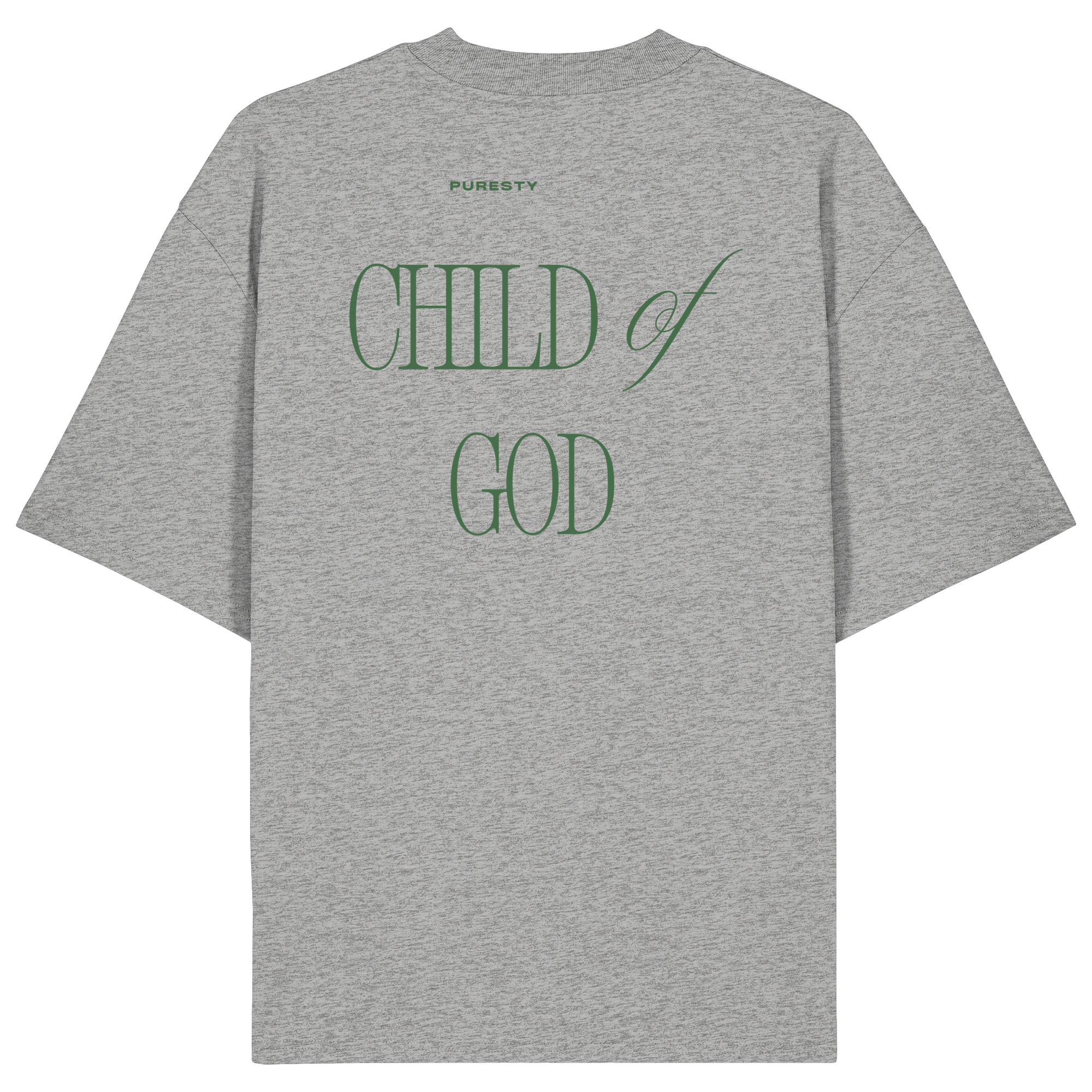 Child of God - Organic Oversize Shirt - Backprint