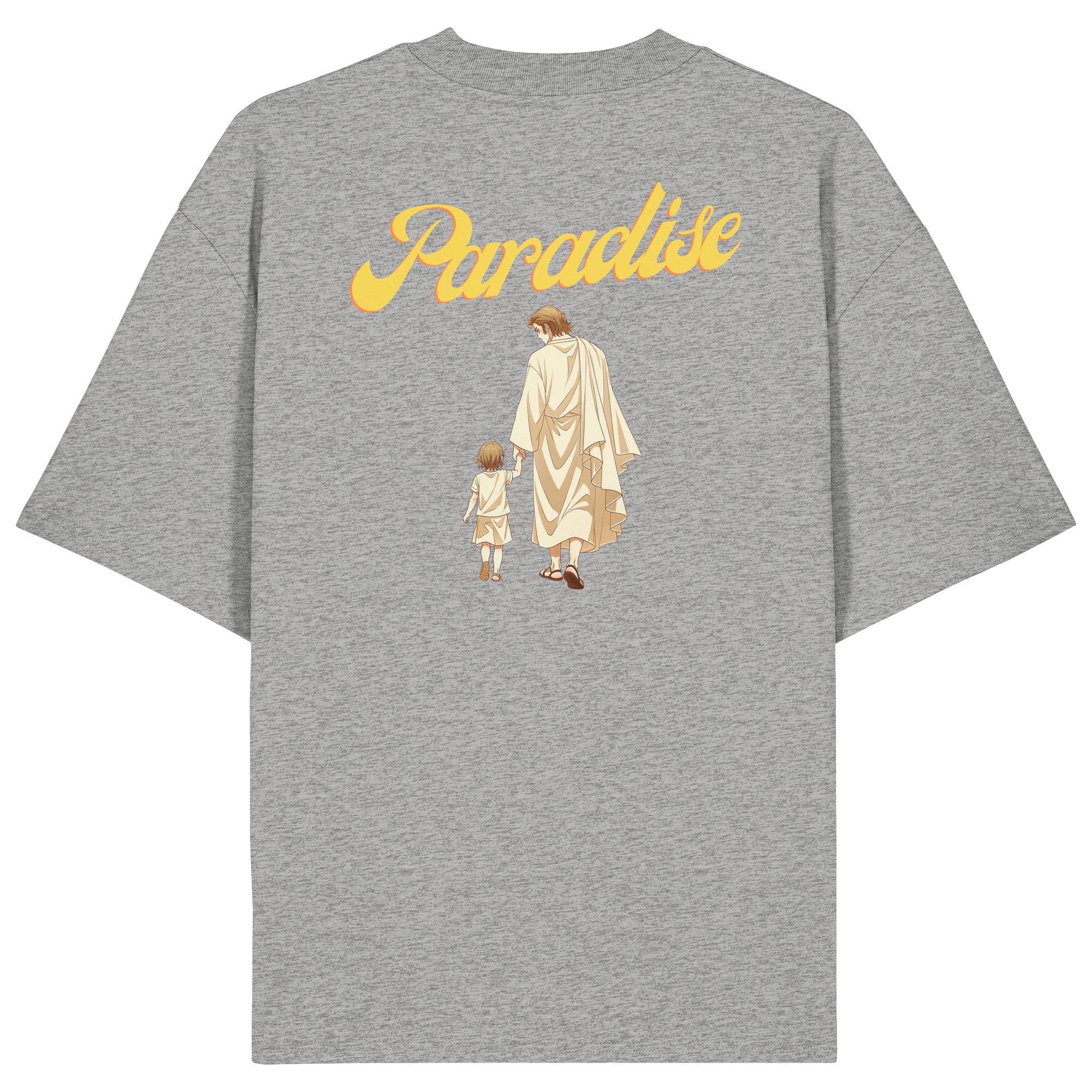 Lets go to Paradise - Organic Oversize Shirt - Backprint