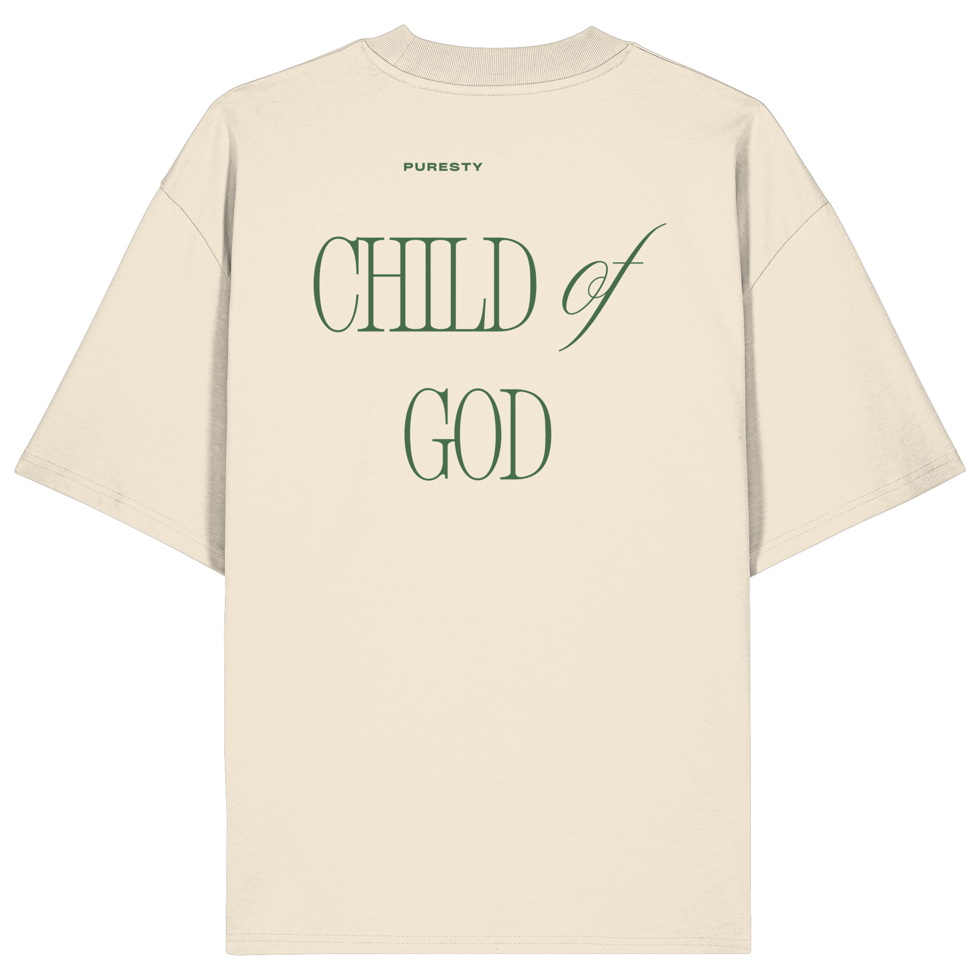 Child of God - Organic Oversize Shirt - Backprint