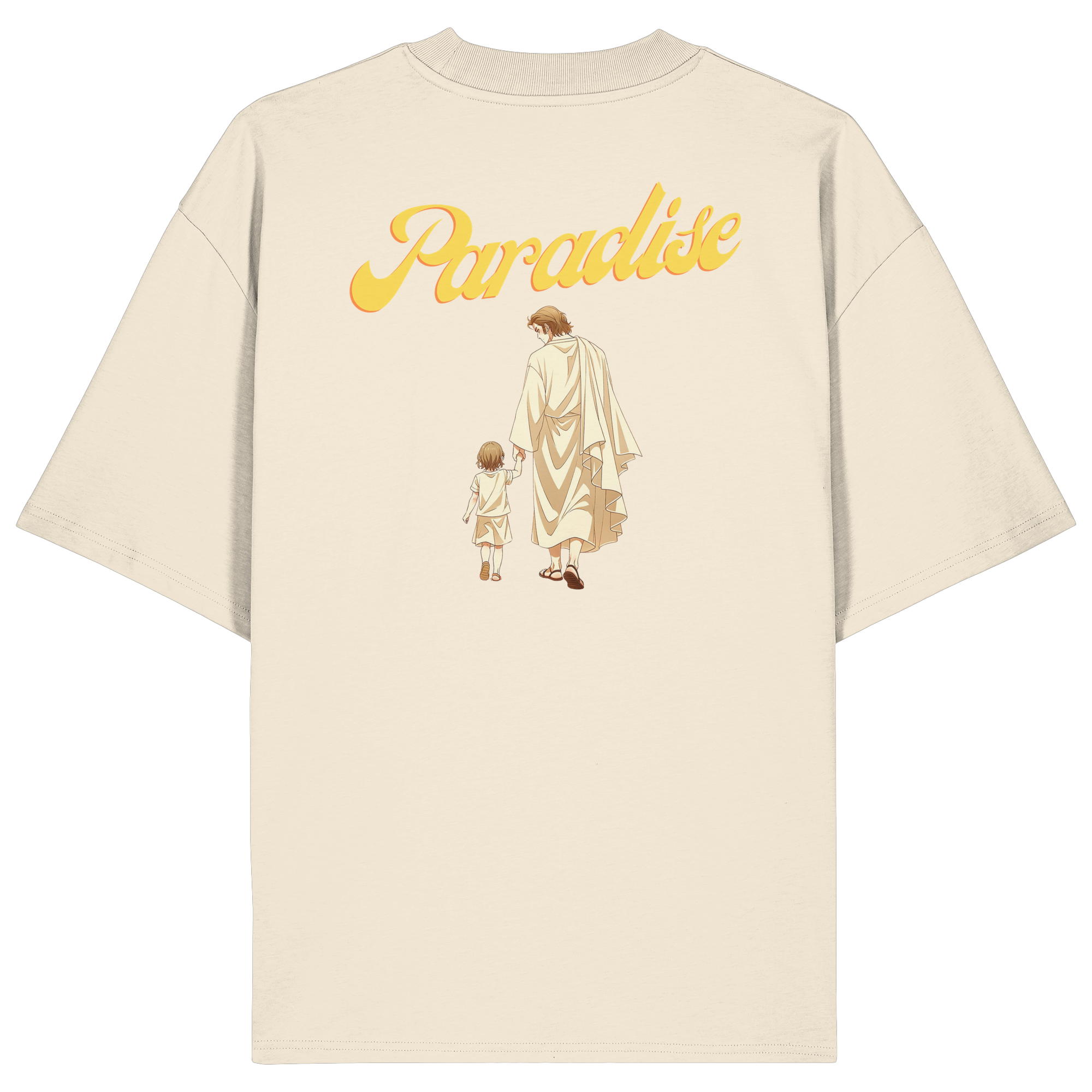 Lets go to Paradise - Organic Oversize Shirt - Backprint