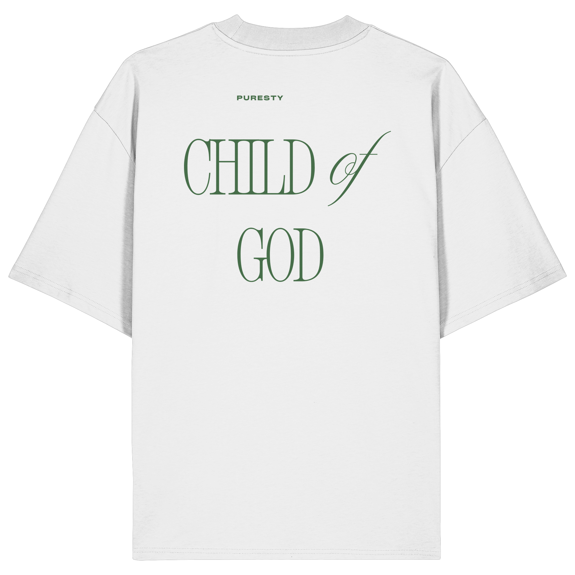 Child of God - Organic Oversize Shirt - Backprint