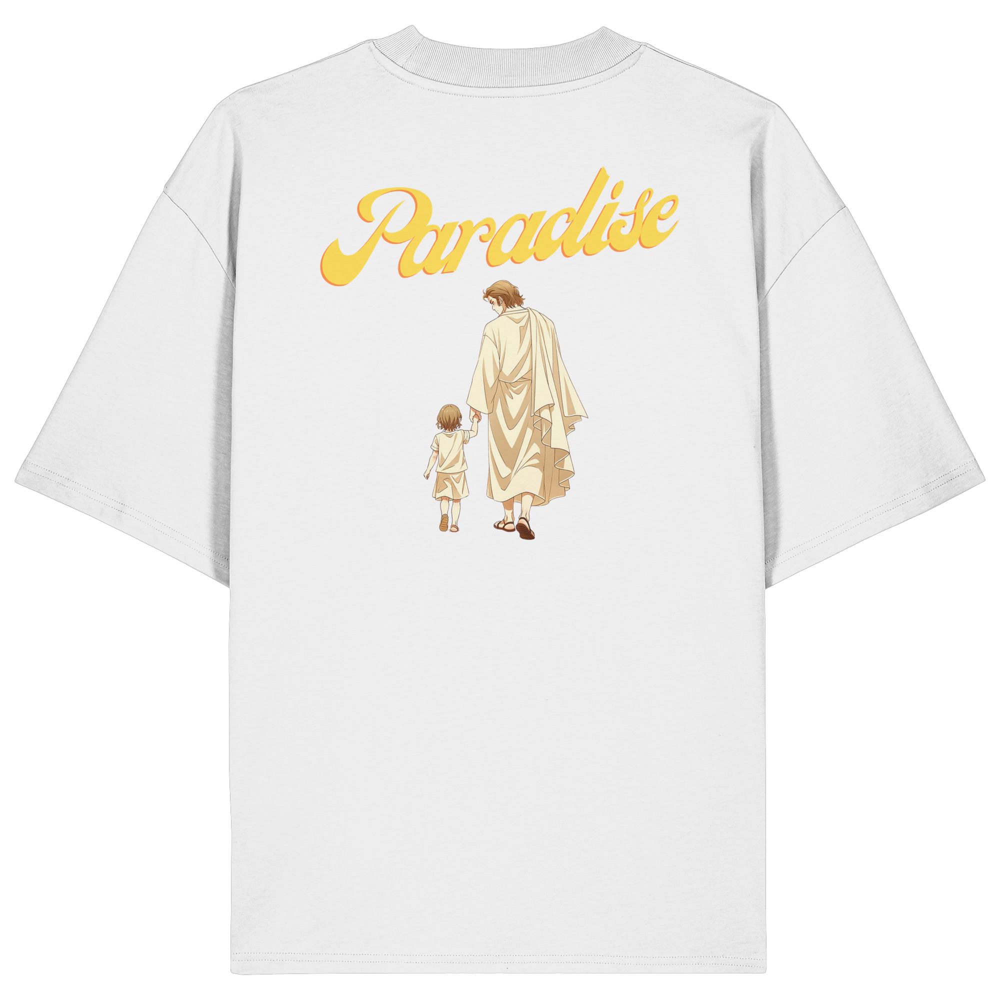 Lets go to Paradise - Organic Oversize Shirt - Backprint
