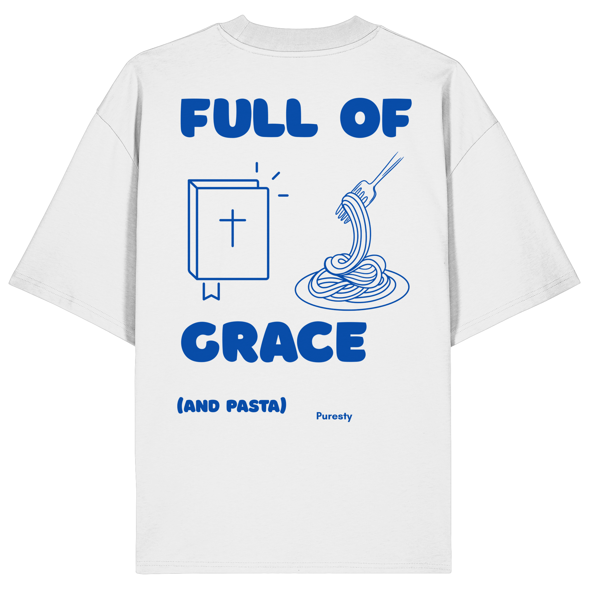 Full of Grace - Organic Oversize Shirt - Backprint