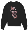 Back-Print Kreuz mit Blumen - Organic Oversize Sweatshirt